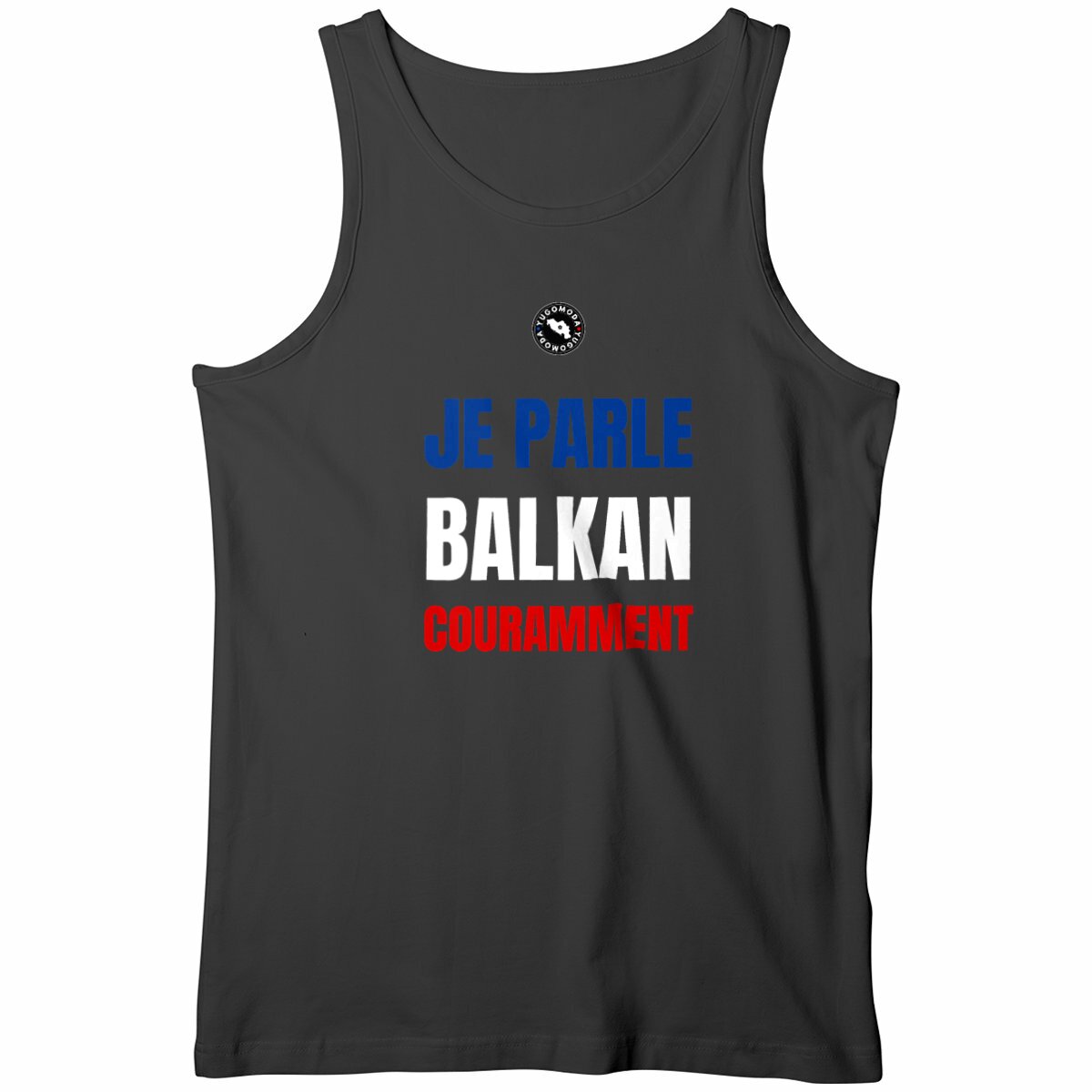 Débardeur Homme - JE PARLE BALKAN COURAMMENT